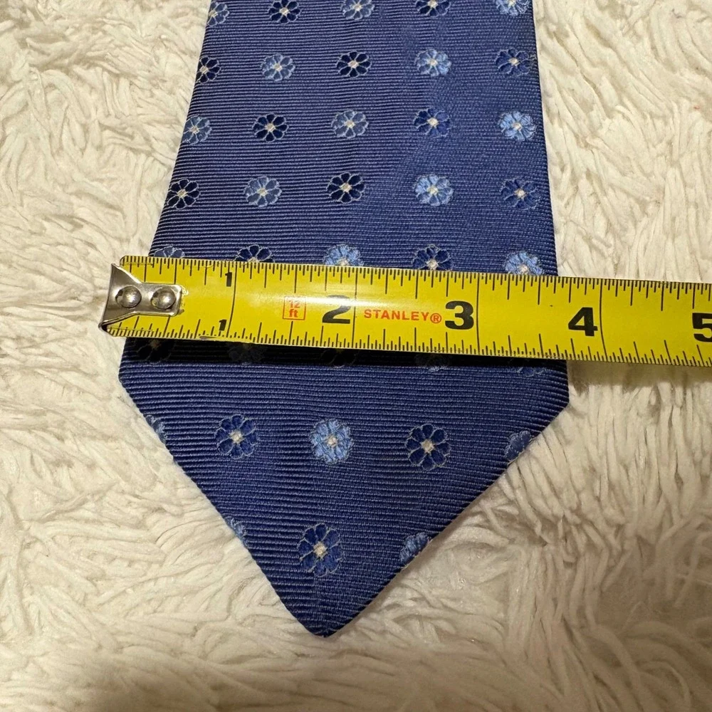 Lot 3 Brooks Brothers Necktie Silk 3.5x57 Stripe Floral Geometric Made In USA